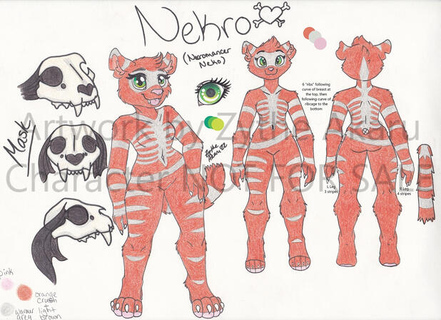 Nekro Kitten (Character Design & Reference)